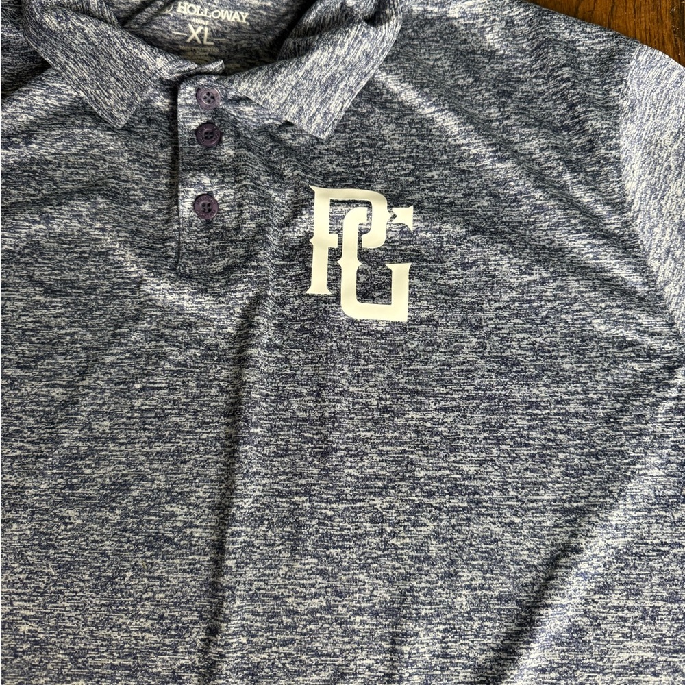 Perfect Game Holloway Heathered Navy‎ Polo XL